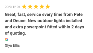 Metrolec Electrical Google testimonial